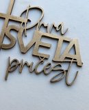 Zlatni topper za tortu - prva pričest