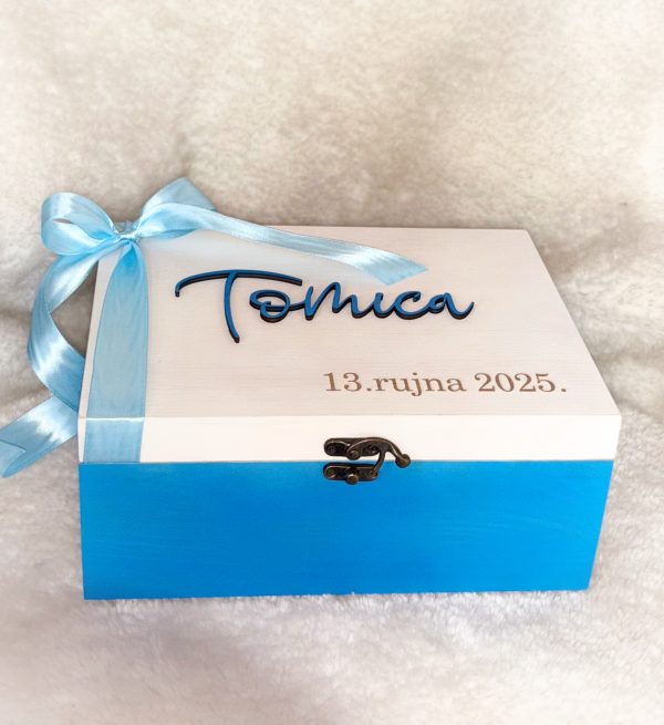 Drvena personalizirana kutija – Unikatni poklon s dušom - Slika 2