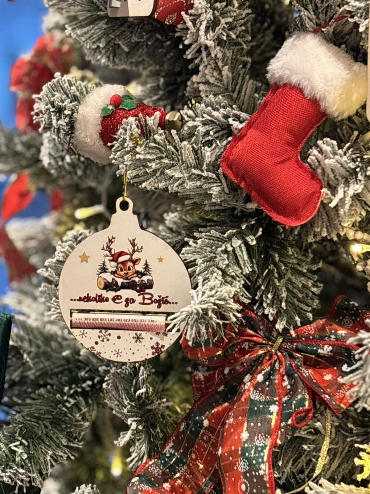 Božićna kuglica za novac 2- Savršena kao mali poklon ili ukras koji privlači prosperitet u nadolazećoj godini. - Slika 2